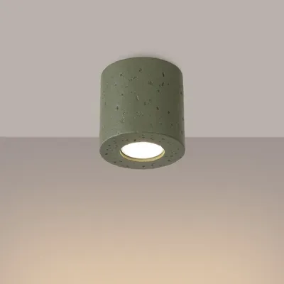 Plafon ORBIS beton zielona oliwka