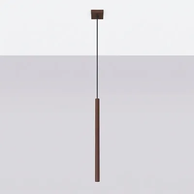 Lampa wisząca PASTELO 1 brązowa