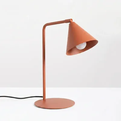 Lampa biurkowa NOX ochra czerwona