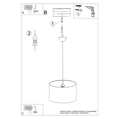 Lampa wisząca PIŁKA C 40