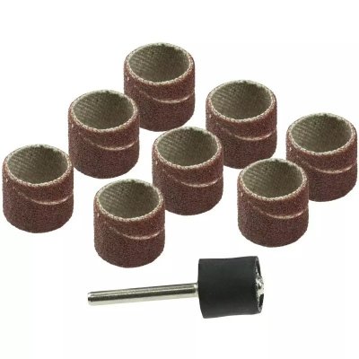 Taśma szlifierska 12.7mm,K60,K120, zestaw 9szt