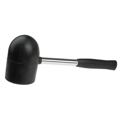 Młotek blacharski gumowy 90mm, stalowy trzonek