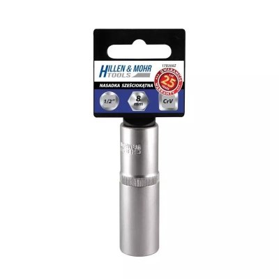 Nasadka długa 6kąt 1/2&quot; 30 mm z przywieszką