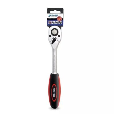 Grzechotka 1/2&quot;, 72T, CRV 6140, prosta dwu-mater.uchwyt