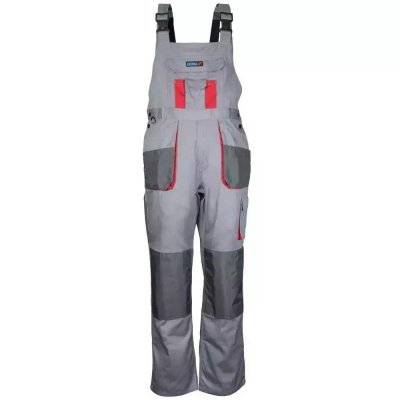 Spodnie ochronne ogrodniczki XXL/58,szare,Comfort lin190g/m2