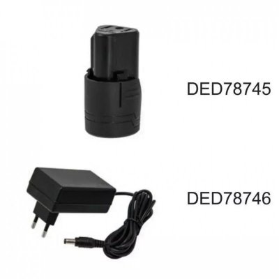 Ładowarka 3-5h, 12V do DED7874, karton