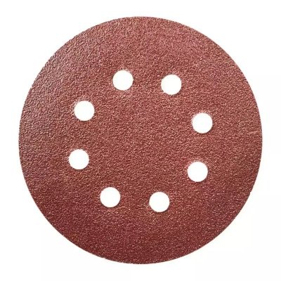 Krążek ścierny 100gr, 125mm, rzep, kpl 5szt