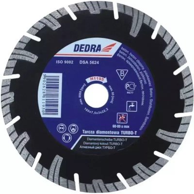Tarcza Turbo-T 230mm/25,4