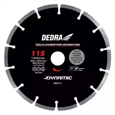 Tarcza segmentowa 110mm/ 22.2mm Dynamic