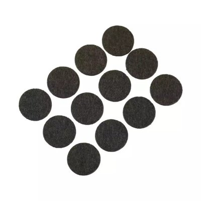 Podkładki filcowe samoprzylepne zestaw 12szt,okrągłe 22mm