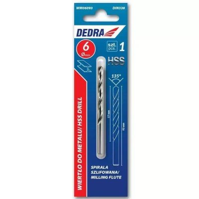 Wiertło do metalu, HSS, Stal 4341, 135°, 5,5x93mm, 2szt