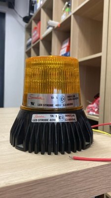 Lampa sygnalizacyjna, stroboskop, kogut 40W 12-80VDC 000136 10R-024339