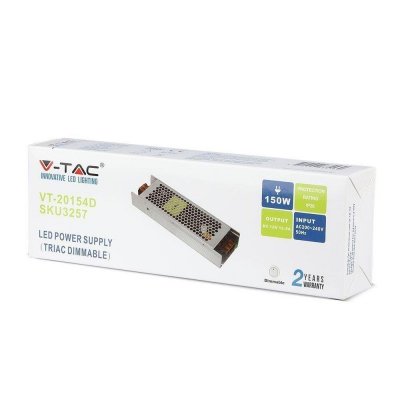 Zasilacz LED V-TAC 100W ściemnialny 12V 8.5A IP20 modułowy VT-20101D
