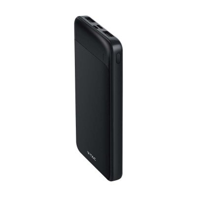 Power bank V-TAC 10000mAh czarny 2xUSB type C szybki 22,5W V-TAC VT-10005-B