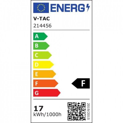 Żarówka LED V-TAC 17W A65 E27 VT-2017 3000K 1710lm
