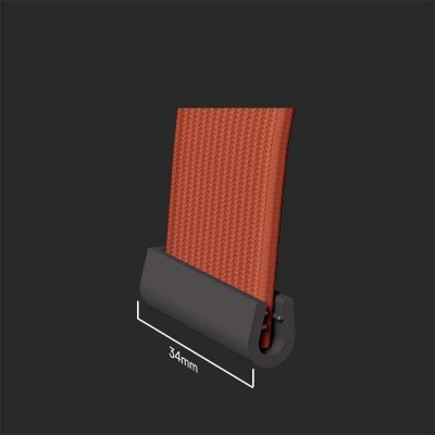 Klips końcowy 7,5x10,4mm szynoprzewód taśmowy 48V V-TAC czarne 3 lata gwarancji