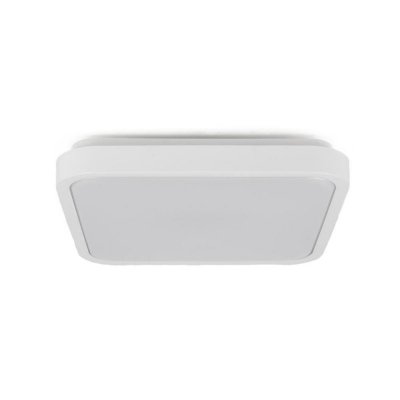 Plafon V-TAC 18W LED Kwadrat 30x30cm Natynkowy Pilot Czujnik Ruchu IP44 Biały VT-8618S 4000K 1830lm