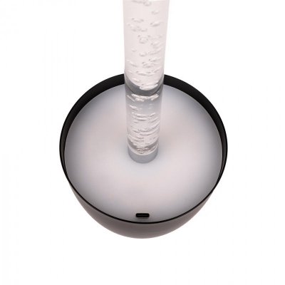 Lampka stołowa nocna V-TAC 3W LED 37cm ładowanie ściemnianie czarna VT-7576 3000K 310lm