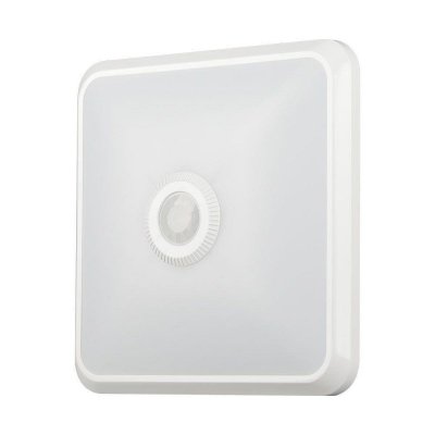 Plafon LED V-TAC SAMSUNG CHIP 12W 29x29cm Czujnik Ruchu CCT Kwadratowy Biały VT-81003 3000K-4000K-6000K 1100lm 5 Lat Gwarancji