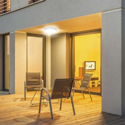 Oprawa sufitowa plafoniera V-TAC 24W LED okrągły 240x38mm IP54 VT-80024 6500K 2500lm