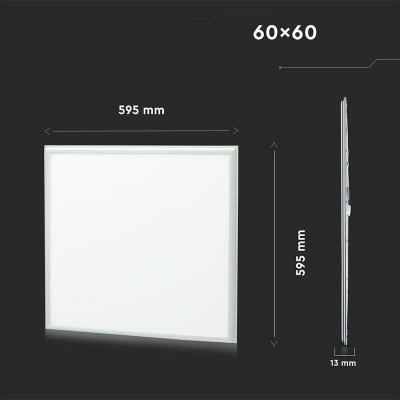 Panel LED V-TAC 40W 60x60 pmma 120Lm/W Zasilacz Starsense VT-6060 6500K 4950lm