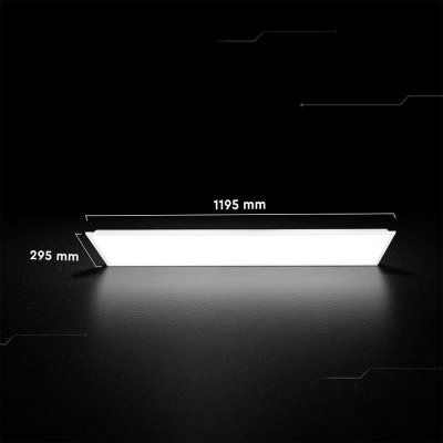 Panel LED V-TAC 40W 120x30 LED CREE CHIP zasilacz STARSENSE backlight 33mm 120Lm/W VT-61045 4000K 4800lm 6 lat gwarancji