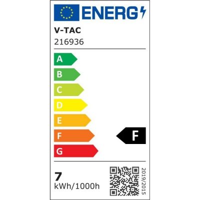 Oprawa LED belka liniowa V-TAC CREE CHIP 7W 60cm z włącznikiem VT-065 4000K 700lm 6 lat gwarancji