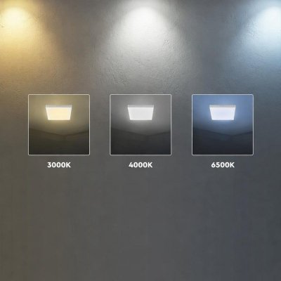 Panel natynkowy downlight V-TAC 24W LED CREE CHIP kwadrat 285x285mm VT-60024CCT 3000K-4000K-6500K 2640lm 6 lat gwarancji