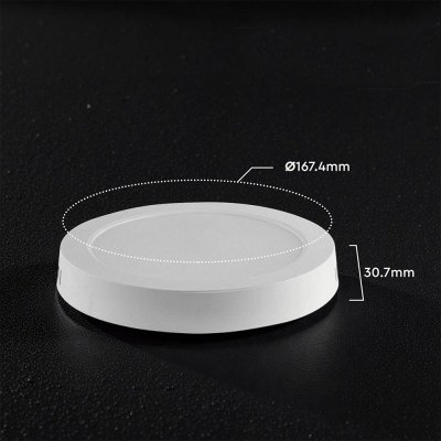 Panel natynkowy downlight V-TAC 12W LED CREE CHIP okrągły 167x30mm VT-60012CCT 3000K-4000K-6500K 1320lm 6 lat gwarancji