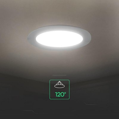 Panel wpuszczany downlight V-TAC 24W LED CREE CHIP okrągły 294x29mm VT-61024CCT 3000K-4000K-6500K 2640lm 6 lat gwarancji