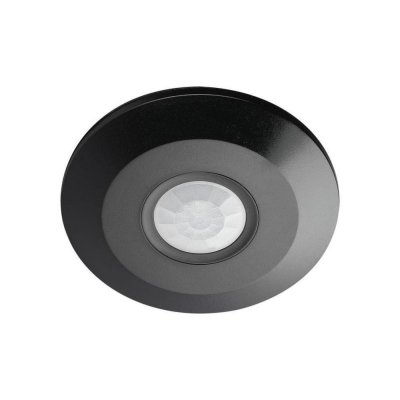 Czujnik ruchu 360st V-TAC natynkowy sufitowy slim 25mm czarny VT-8027