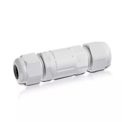 Złączka mufa hermetyczna 2x3Pin biała średnica przewodu 4-6,5mm IP68 V-TAC VT-792