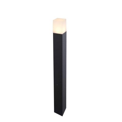 Słupek ogrodowy V-TAC GU10 kwadrat aluminium czarny 80x80x800mm IP54 VT-7615 3 lata gwarancji