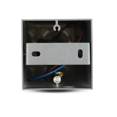Słupek ogrodowy V-TAC GU10 kwadrat aluminium czarny 80x80x800mm IP54 VT-7615 3 lata gwarancji