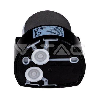 Czujnik ruchu V-TAC ścienny czarny 180st/360st IP65 VT-8093