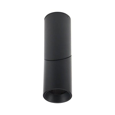 Oprawa V-TAC Aluminiowa GU10 Okrągła Natynkowa Tuba Czarna VT-804 3 Lata Gwarancji