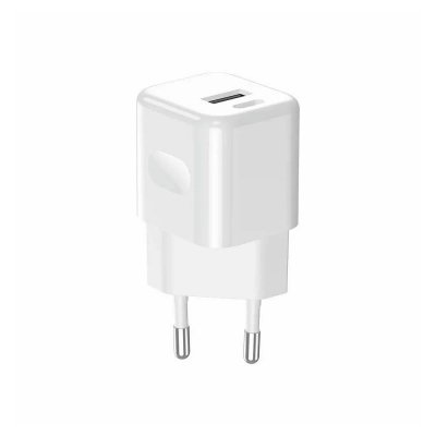 Ładowarka USB V-TAC SZYBKA 30W Biała MINI Dual USB Type-A Type-C VT-5330-W