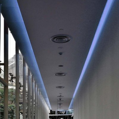 Taśma LED V-TAC 12V SMD3528 300LED IP65 rękaw 3,2W/m VT-3528 IP65 Kolor Niebieski