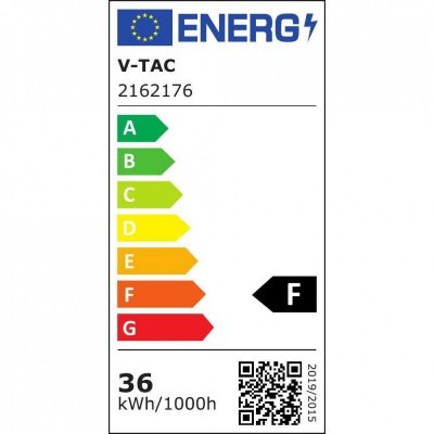 Panel LED V-TAC 36W 620x620 mm UGR PMMA VT-6069-6 4000K 3100lm