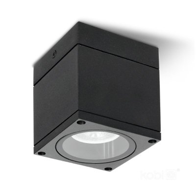 Lampa ogrodowa QUERK 1 1xGU10 IP54 czarna LED2B