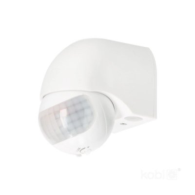 Czujnik ruchu LX40 IP44 180° PIR biały Kobi Premium