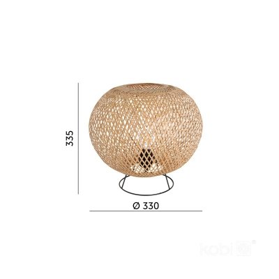Lampka biurkowa BATILA BAMBOO ST 1xE27 LLS
