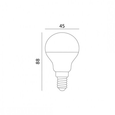 Żarówka LED MB 7W E14 3000K 3-pak LED2B