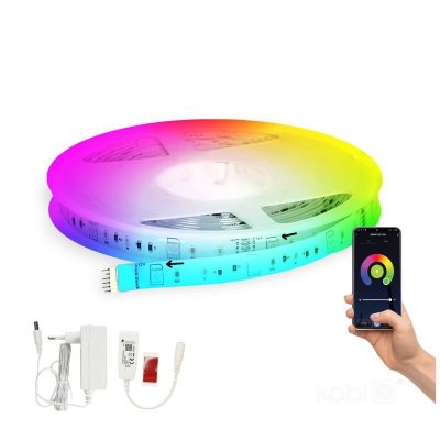Taśma SMART LED SET 24W 5m RGB+CCT WIFI IP20/6 Kobi