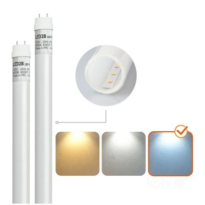 Zestaw HERMETIC 2x120 + LED T8 18W 6500K IP65 Kobi