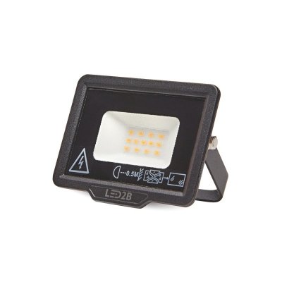 Naświetlacz LED MH 10W 3000K IP65 czarny LED2B