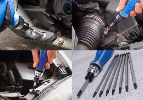 TELESKOPOWY WKRĘTAK DO BITÓW 1/4&quot; Z GRZECHOTKĄ Z ZESTAWEM BITÓW (PH, PZ, SL, TORX, HEX) 16 cz. King Tony