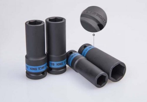 NASADKA DŁUGA UDAROWA 1/2&quot; 14mm x 80mm, 6-kąt King Tony