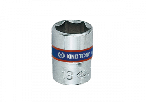 NASADKA KRÓTKA 1/4&quot; 14mm x 24,5mm, 6-kąt. Cr-V King Tony