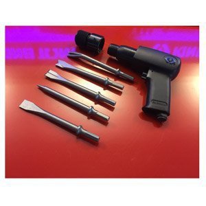 MŁOTEK PNEUMATYCZNY Z UCHWYTEM HEX 10.2mm, 3000 UDERZEŃ NA MINUTĘ + DŁUTA King Tony